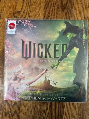 Wicked The Soundtrack 2LP Green And Pink Split Vinyl—Target Exclusive Limited